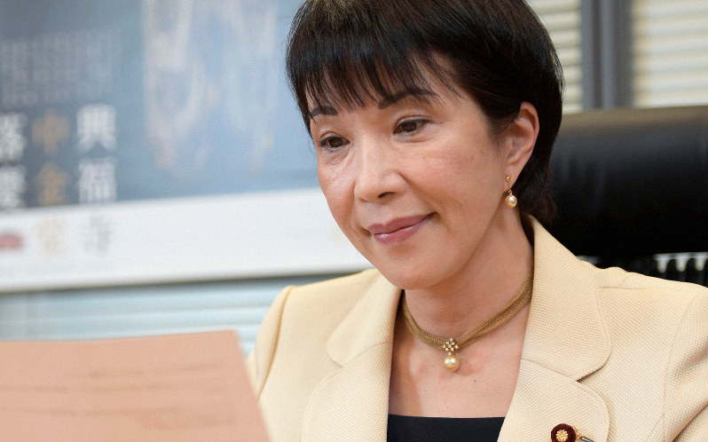 高市早苗氏=藤井達也撮影