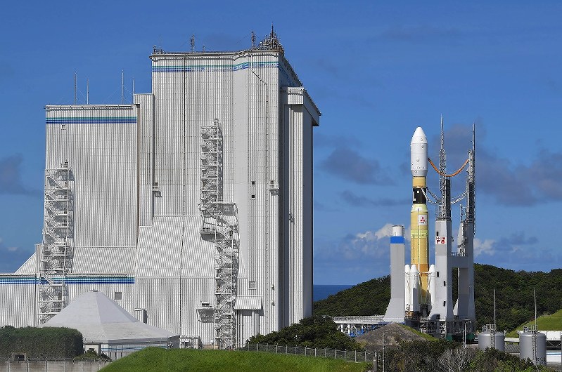 H2Bロケット、11日に打ち上げ 「こうのとり」8号機搭載 [写真 H2Bロケット、11日に打ち上げ 「こうのとり」8号機搭載 [写真
