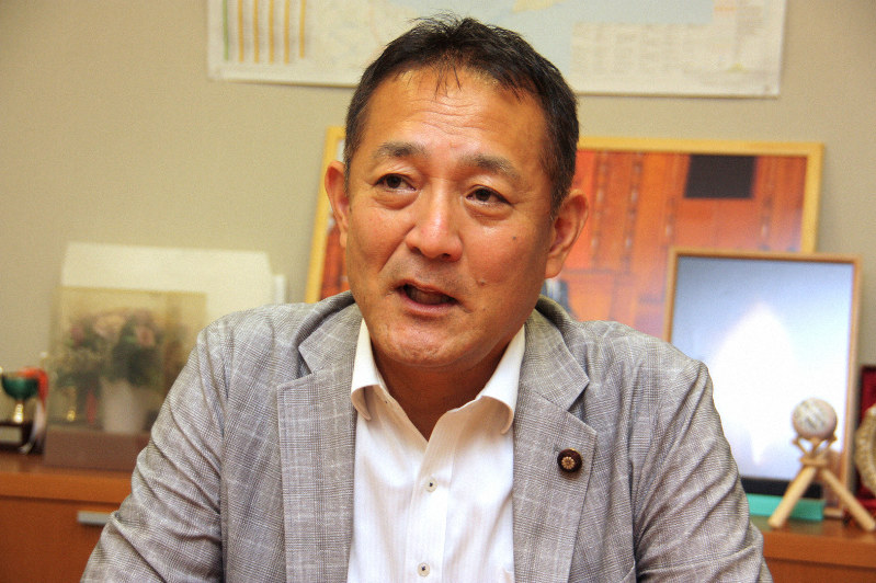斎藤嘉隆氏=高橋恵子撮影
