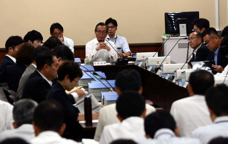 大阪都構想の制度案について議論が交わされた法定協議会=2019年9月12日午後1時32分、石川将来撮影