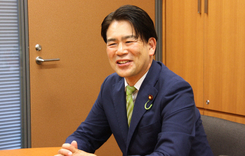 大西健介氏=高橋恵子撮影