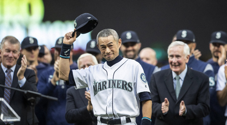 イチローさんに特別功労賞 「ありがとう、シアトル」 [写真特集1/2