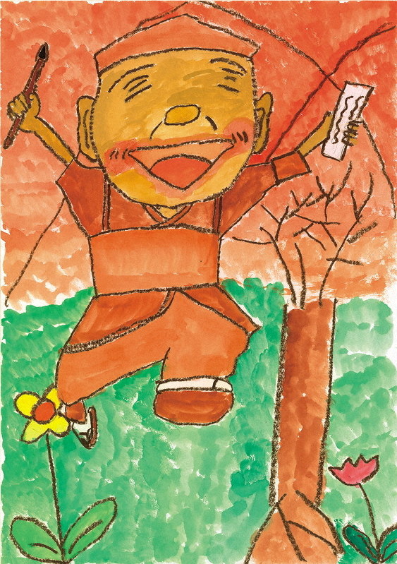 松尾芭蕉 の 俳句をイラストで 描きました。 著作権も売り込み入り。