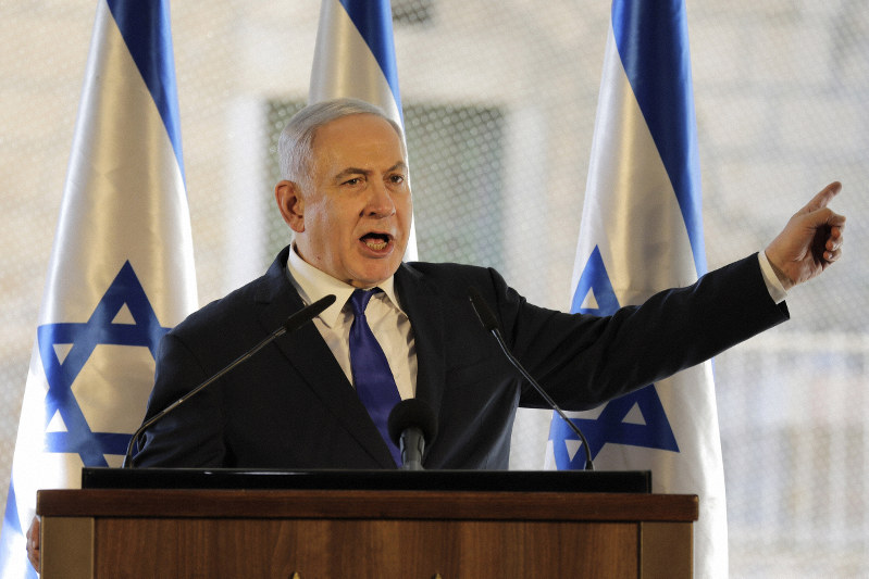イスラエルのネタニヤフ首相=AP