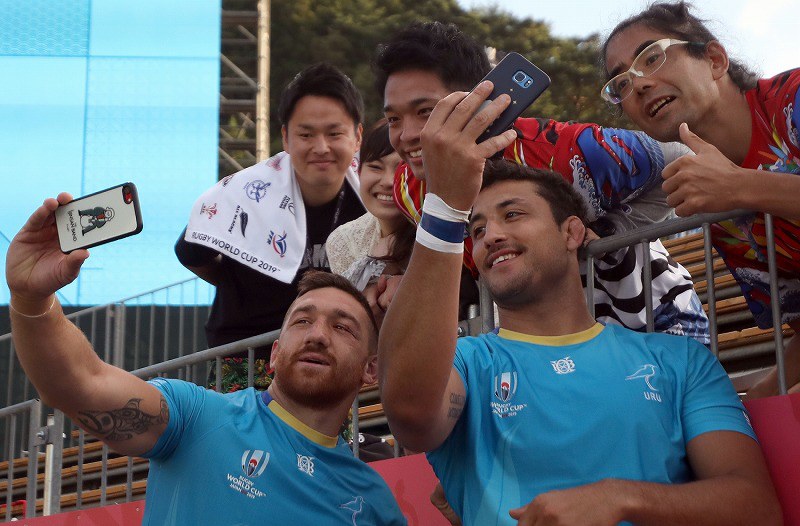 ウルグアイ、格上相手に歴史的な1勝 ラグビーW杯 [写真特集51/47