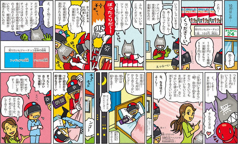 ニュース知りたいんジャー：10月から消費税10％ 軽減税率も始まる