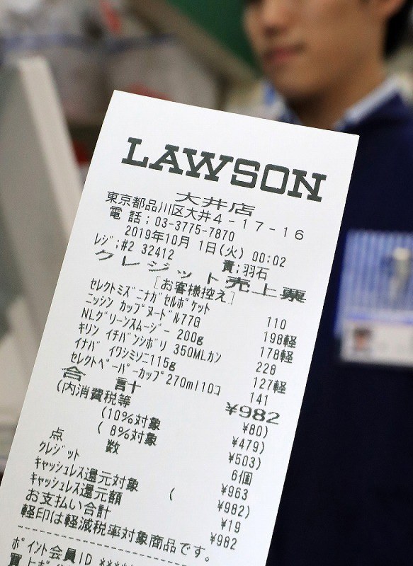 In Photos Japan adapts to sales tax increase The Mainichi