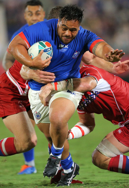 ラグビーW杯＋：太平洋の小国サモア W杯8大会連続出場 NZから移住の