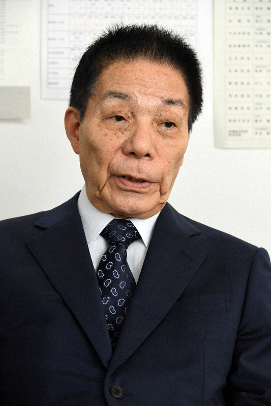 古賀誠・元自民党幹事長=根岸基弘撮影
