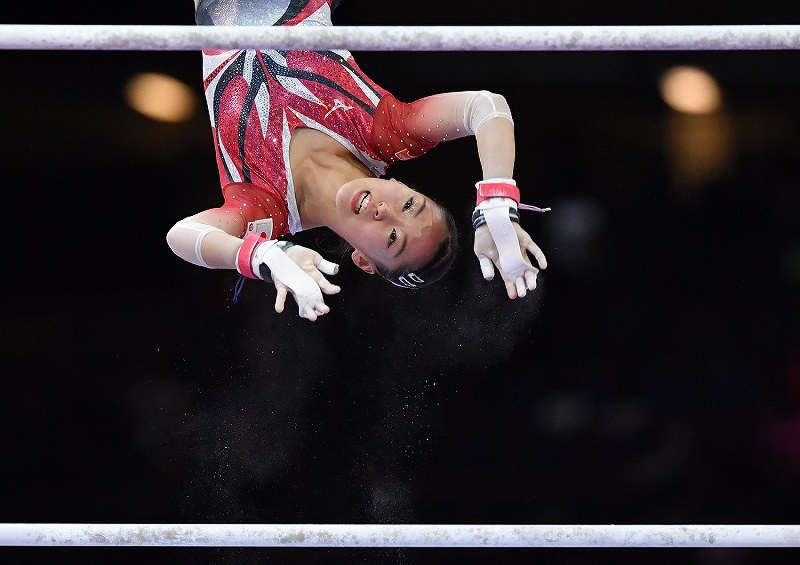 寺本13位、畠田17位 バイルスが最多16個目の金 世界体操女子個人総合