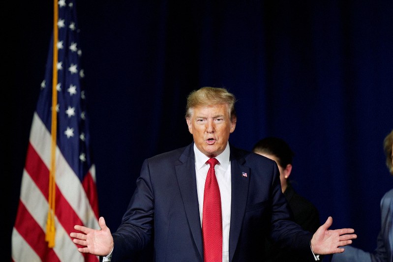 米国のトランプ大統領=ロイター