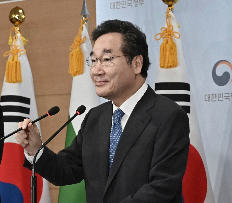 韓国の李洛淵首相=AP