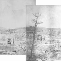 広島県立広島病院付近から北を望む＝金井清氏・前田敏雄氏撮影                