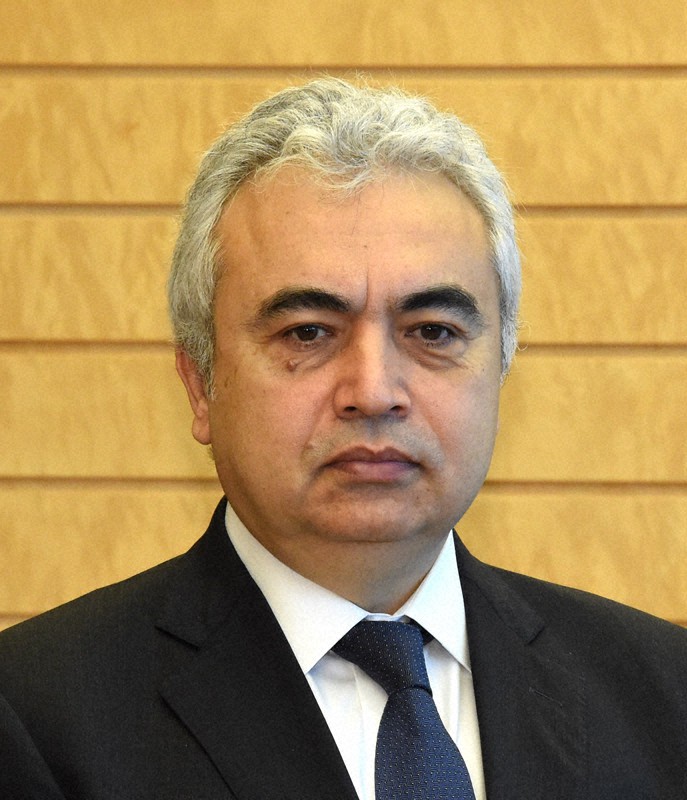 IEAのビロル事務局長=藤井太郎撮影