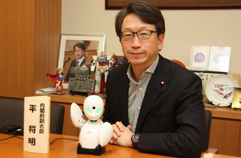 平将明衆院議員=高橋恵子撮影