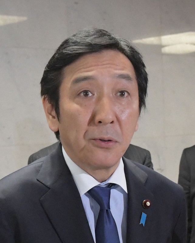 菅原一秀経済産業相=国会内で2019年10月18日、川田雅浩撮影