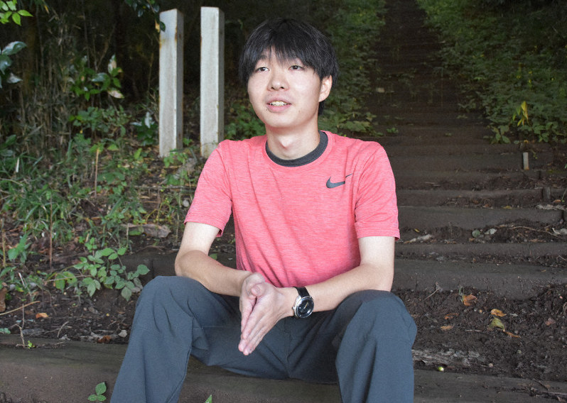 キリマンジャロ登山に挑戦する三輪浦淳和さん=栃木県大田原市内で2019年9月25日午前8時39分、萩原桂菜撮影
