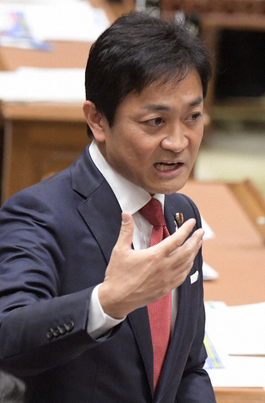 衆院予算委員会で質問する国民民主党の玉木雄一郎代表=国会内で2019年10月10日午後2時50分、川田雅浩撮影