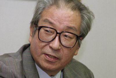 小松左京＝大阪市北区の毎日新聞大阪本社で1995年11月1日、三村政司撮影