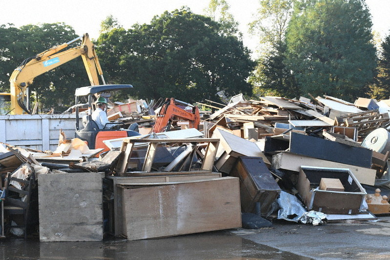 台風１９号自治体アンケ ５市 復旧見通せず 土砂崩れ 災害ごみ課題 栃木 毎日新聞