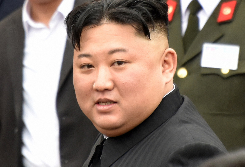 北朝鮮の金正恩朝鮮労働党委員長=2019年3月