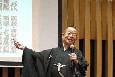 ２０日間の独演会を開く桂文珍＝東京都千代田区で