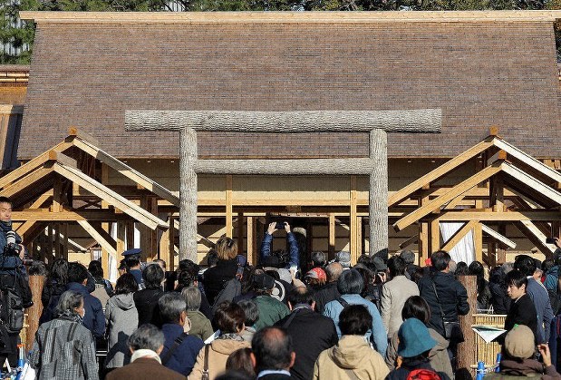 Japan Imperial Household Agency Opens Site Of Ancient Shinto Thanksgiving Ritual To Public The Mainichi