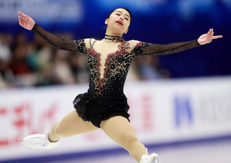 自己最高に迫る5位の山下 スケートアメリカ最下位の悔しさ晴らす ｎｈｋ杯女子sp 毎日新聞