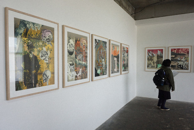 ルポ 広島 尾道の離島で現代美術展 多様な表現 尊重を 不自由展 出展者交え対話イベント 毎日新聞