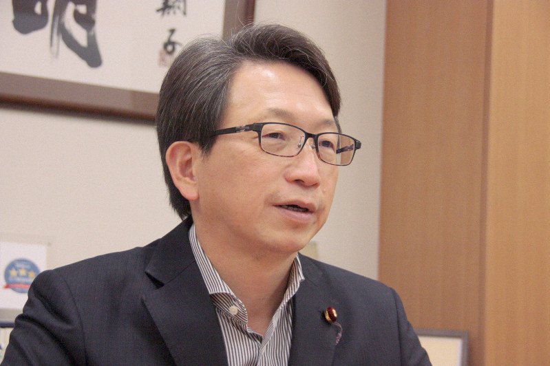 平将明衆院議員=高橋恵子撮影