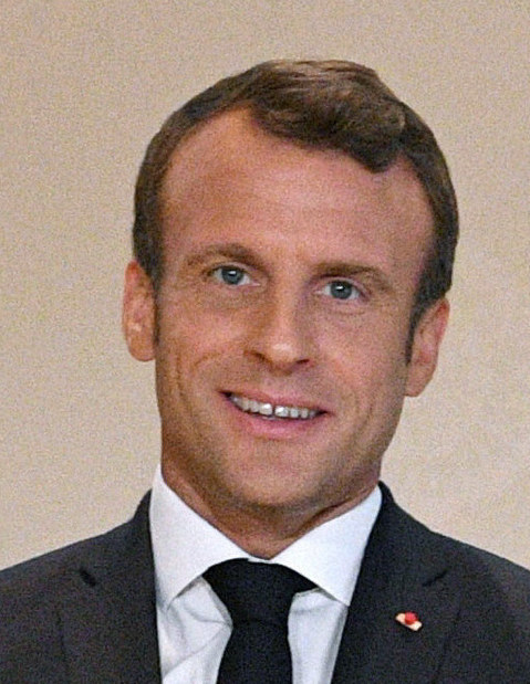 マクロン仏大統領=代表撮影