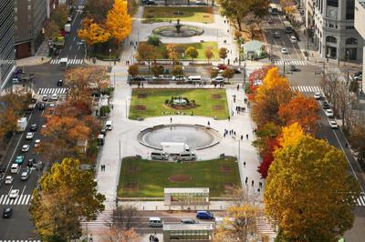 大通公園＝札幌市中央区で2019年11月1日、貝塚太一撮影