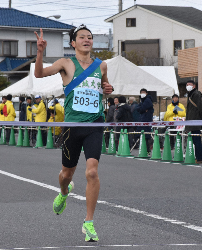 三浜駅伝 茨城大ａ 男子総合ｖ２ 中学男子の部 峰山中が３連覇 茨城 毎日新聞