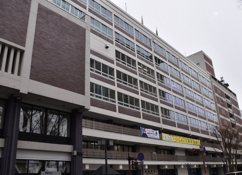 盛岡市役所=滝沢修撮影