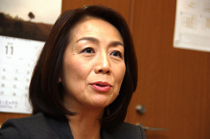 徳永エリ氏=高橋恵子撮影