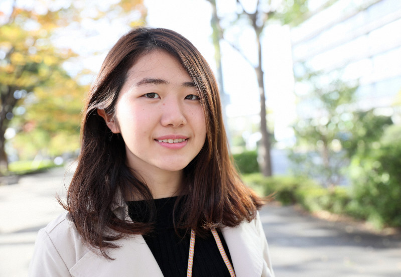 NO YOUTH NO JAPAN代表の能條桃子さん=佐々木順一撮影