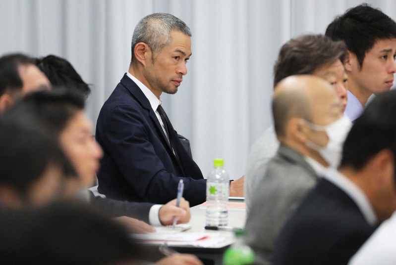 「学生野球資格」を回復するための研修会を受講するイチローさん=東京都豊島区で2019年12月15日(代表撮影)