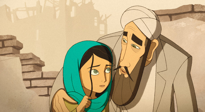 父を助けるアニメーション映画「ブレッドウィナー」の主人公パヴァーナ=(C)2017 Breadwinner Canada Inc./Cartoon Saloon (Breadwinner) Limited/Melusine Productions S.A.