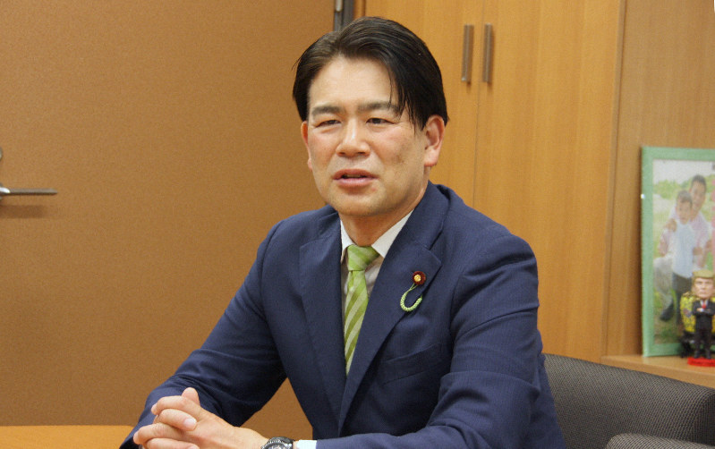 大西健介氏=高橋恵子撮影