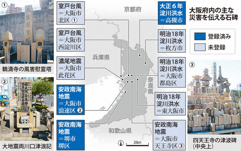 この地図記号は何でしょう 自然災害伝承碑 進まぬ申請 自治体関心に差 知名度も低く 毎日新聞