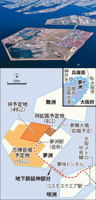 人工島・夢洲 IR予定地