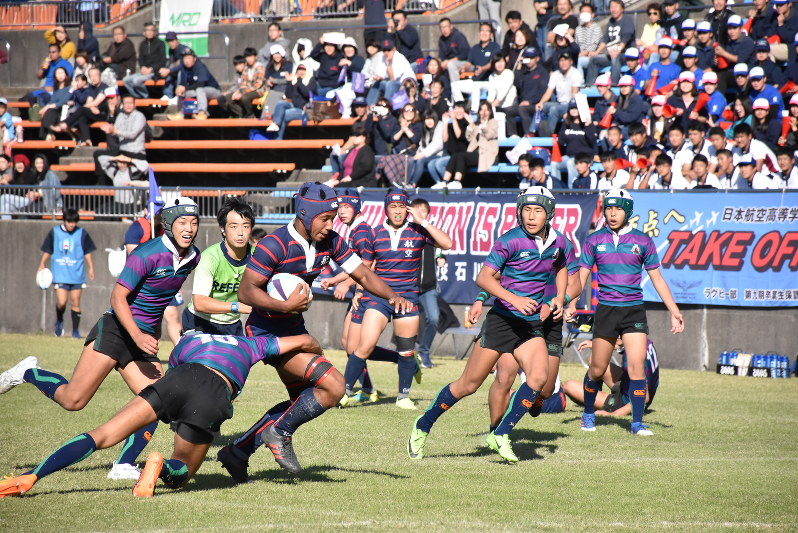 第99回全国高校ラグビー石川決勝】日本航空石川80―0鶴来 [写真