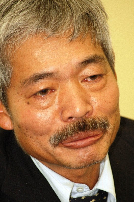 中村哲さん=2008年8月、栗田慎一撮影