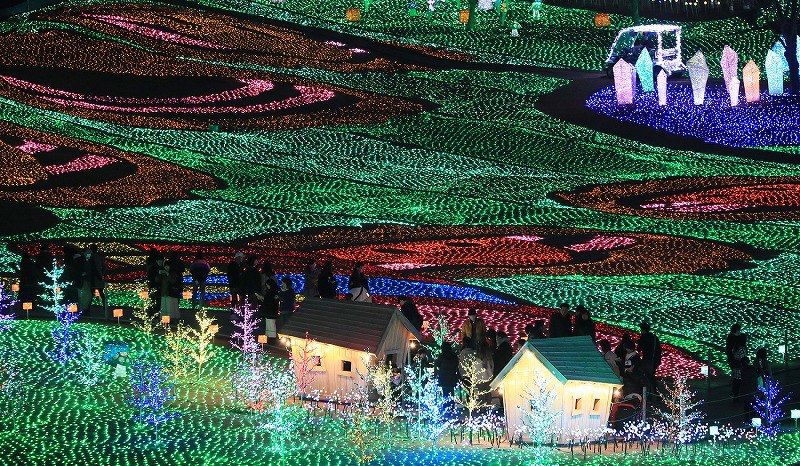 幻想的なクリスマスイルミネーション 東京ドイツ村 写真特集3 5 毎日新聞