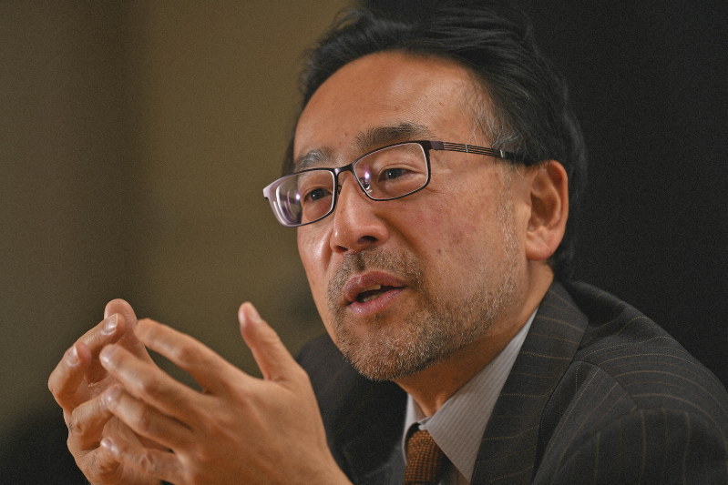 藻谷浩介さん=内藤絵美撮影