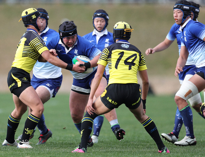尾道 セットプレーで快勝 藤原能3連続トライ 仙台育英は攻め手欠く 高校ラグビー Hanazono Live 全国高校ラグビー大会