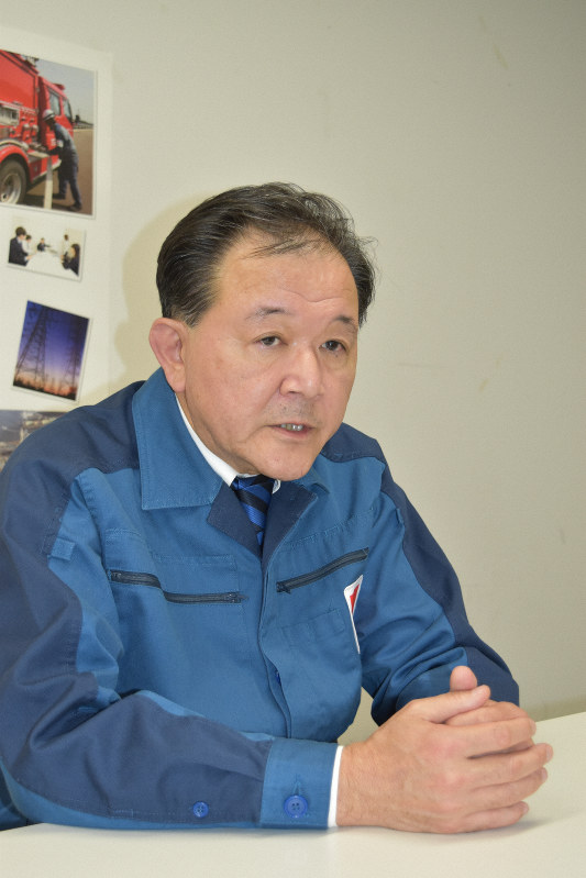 大倉誠・東電福島復興本社代表=2019年12月23日午後、柿沼秀行撮影
