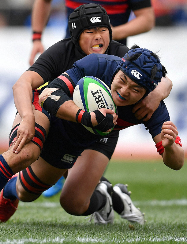 常翔学園 原 感謝の涙 仲間が当たり続けてくれたから 御所実から今大会初トライ Hanazono Live 全国高校ラグビー大会