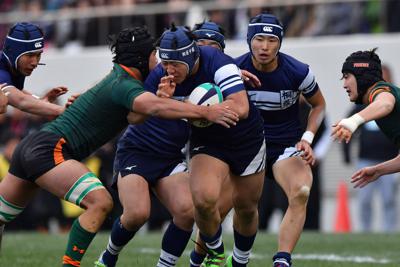 桐蔭学園、2大会連続の決勝進出 東福岡に勝利 全国高校ラグビー | 毎日新聞