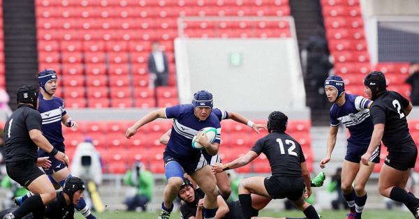 桐蔭学園バックス活躍 WTB西川トライ、SO伊藤大DG 全国高校ラグビー